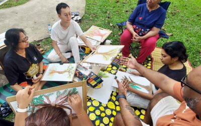 Reflecting on the Tranquil Art & Nature Beach Outing